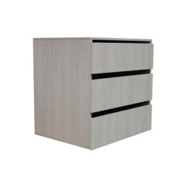 Cajonera Color 16mm M80 3 Cajones 60X80X50 Cierre Suave