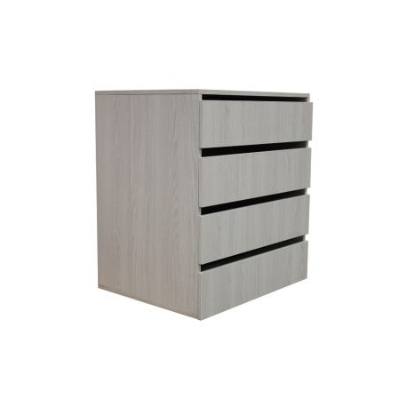 Cajonera Color 16mm M80 4 Cajones 80X80X50 Cierre Suave